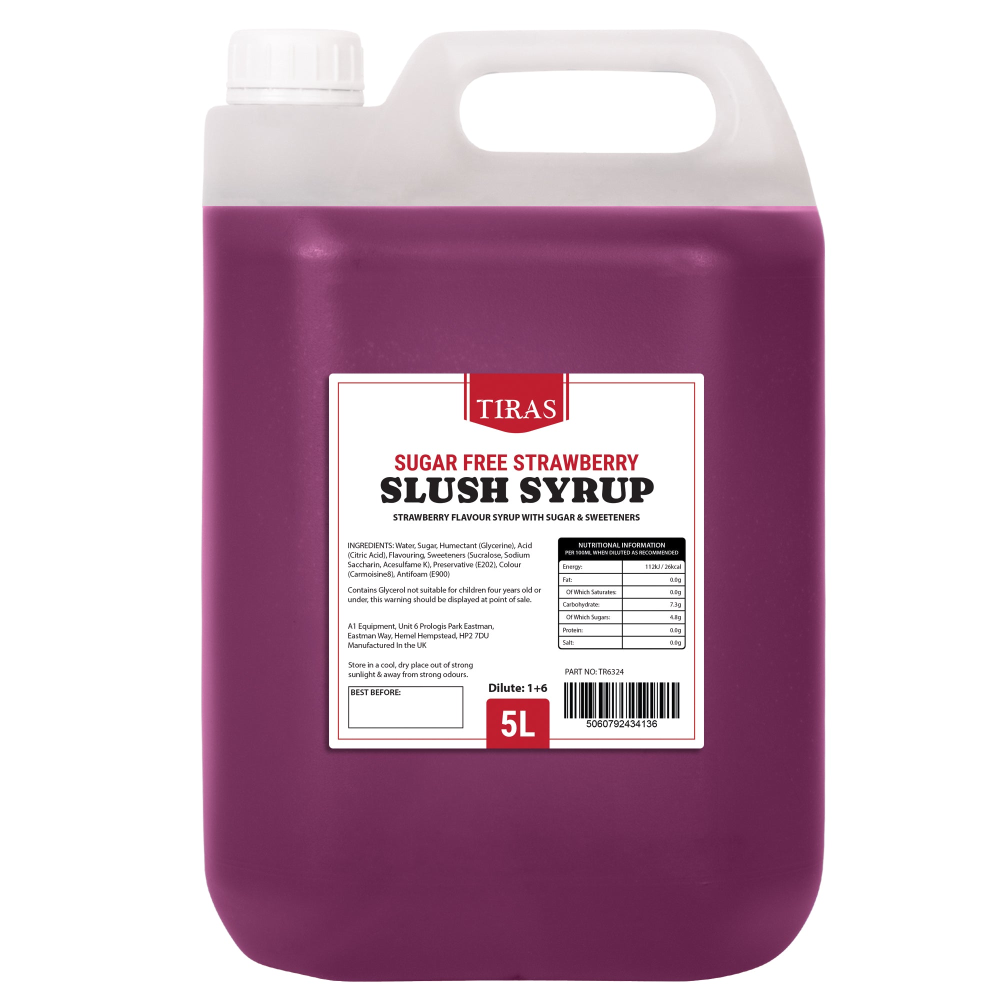 Slush Syrup 5L - All flavours 6-1 ratio