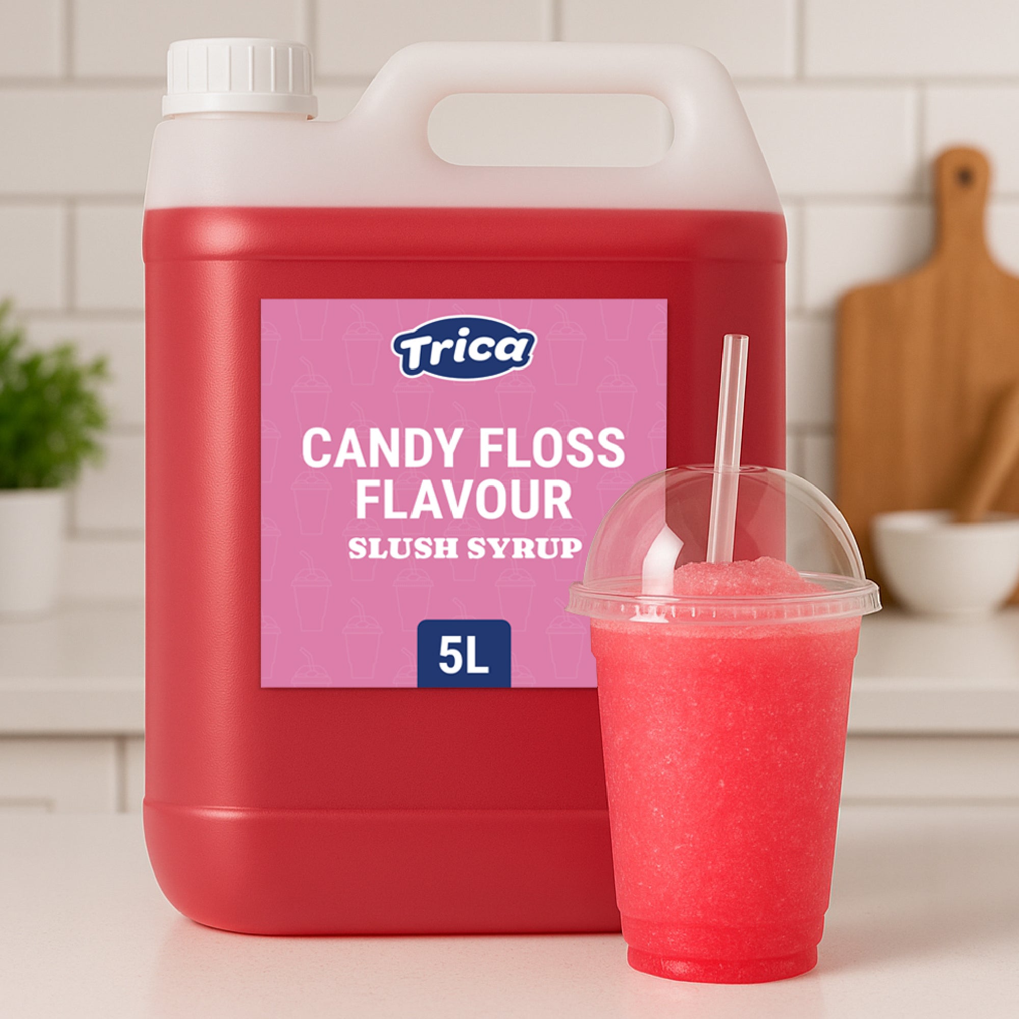 TRICA Candy Floss Slush Syrup 5 Litre
