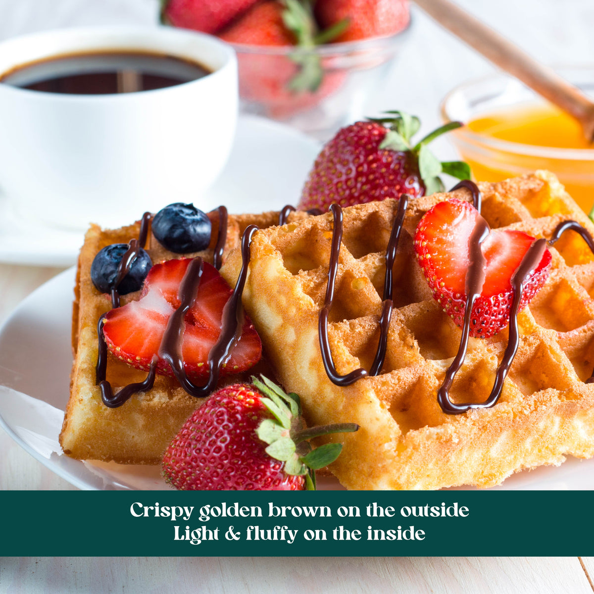 TIRAS Belgian Style Waffle Mix 1kg - Pack of 9
