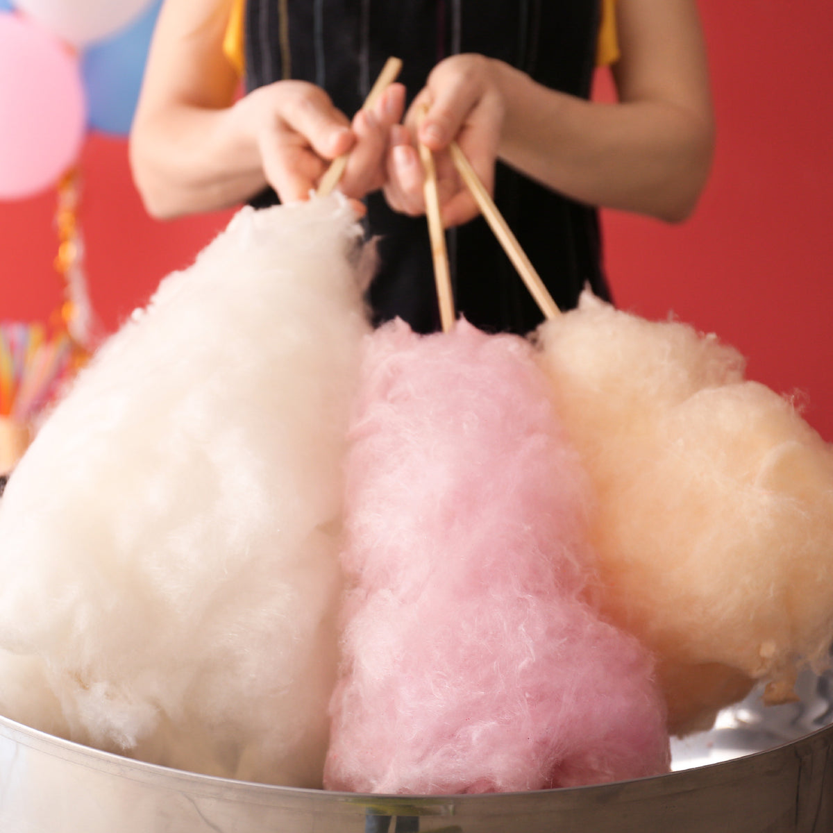 DEXLO Candy Floss Wooden Sticks -  Pack of 100