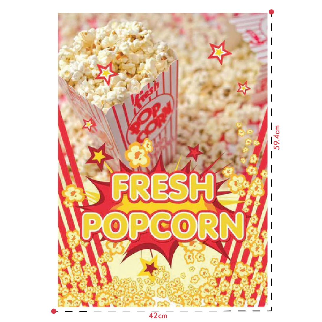 DEXLO Fresh Popcorn Poster