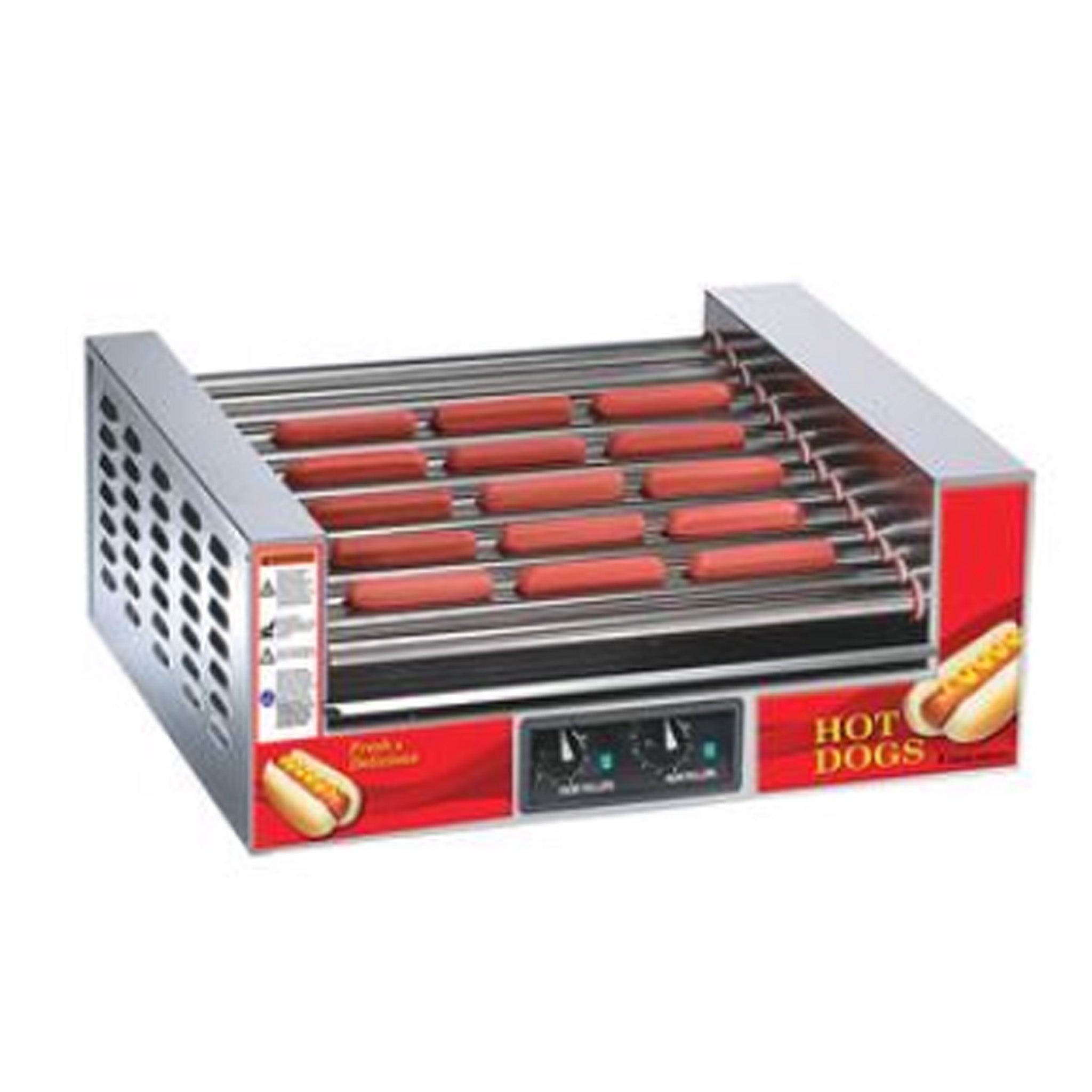 Gold Medal Double Diggity Hot Dog Roller Grill #8223PE