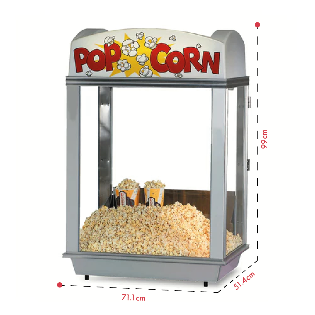 Pop-A-Lot Popcorn Staging Cabinet