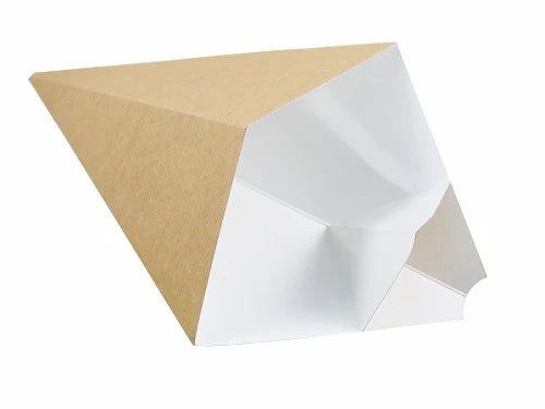 DEXLO Medium Churros cone holder with Sauce Corner - Pack of 500